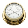 Barigo Star hygrometer golden brass